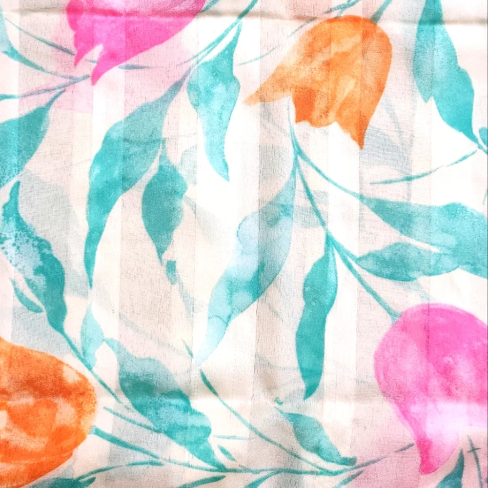Symphony Scarfs Polyester Tulip Pattern Scarf